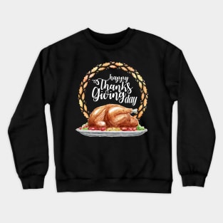 Thanksgiving TShirt Happy Thanksgiving Holiday Crewneck Sweatshirt